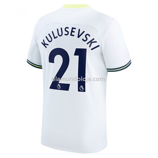Camisola Tottenham Hotspur Dejan Kulusevski 21 Equipamento Primeiro 2022-2023 Manga Corta